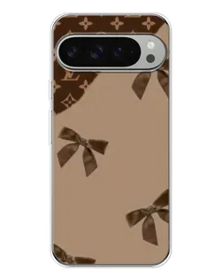 Чохол для Google Pixel 9 Pro XL з картинкою «LV — кавовий атлас»