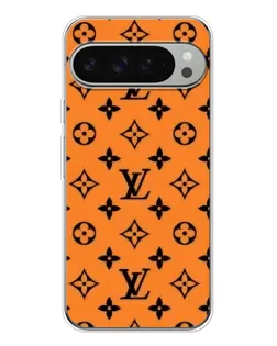 Чохол для Google Pixel 9 Pro XL з картинкою «Помаранчевий стиль LV»