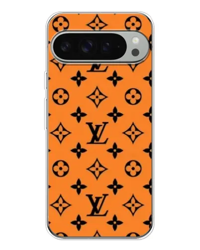 Чохол для Google Pixel 9 Pro XL з картинкою «Помаранчевий стиль LV»