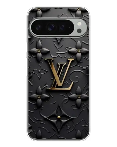 Чохол для Google Pixel 9 Pro XL з картинкою «Шкіряна текстура LV»