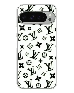 Чохол для Google Pixel 9 Pro XL з картинкою «Монохромний хаос LV»