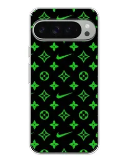 Чохол для Google Pixel 9 Pro XL з картинкою «Неоновий принт LV»