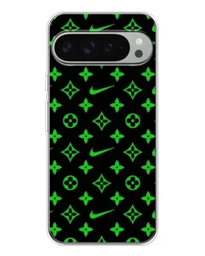 Чохол для Google Pixel 9 Pro XL з картинкою «Неоновий принт LV»