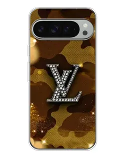 Чохол для Google Pixel 9 Pro XL з картинкою «Камуфляжний Louis Vuitton»