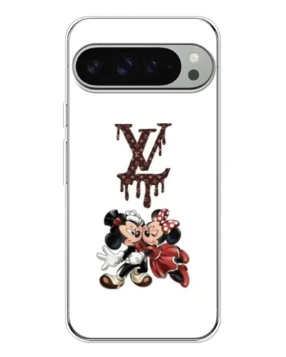 Чохол для Google Pixel 9 Pro XL з картинкою «LV та Міккі Маус»