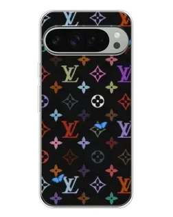Чохол для Google Pixel 9 Pro XL з картинкою «Кольорова монограма LV»