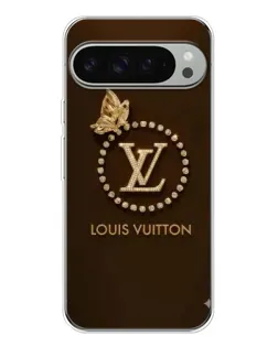 Чохол для Google Pixel 9 Pro XL з картинкою «LV — золота печатка»