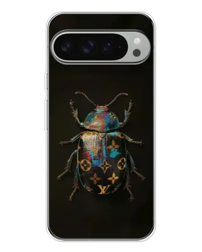 Чохол для Google Pixel 9 Pro XL з картинкою «LV — мармуровий принт»