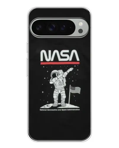 Чохол для Google Pixel 9 Pro XL з картинкою «NASA — крокуємо по Місяцю»