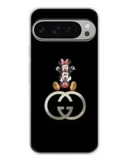 Чехол для Google Pixel 9 Pro XL с картинкой «Минни Маус на лого»