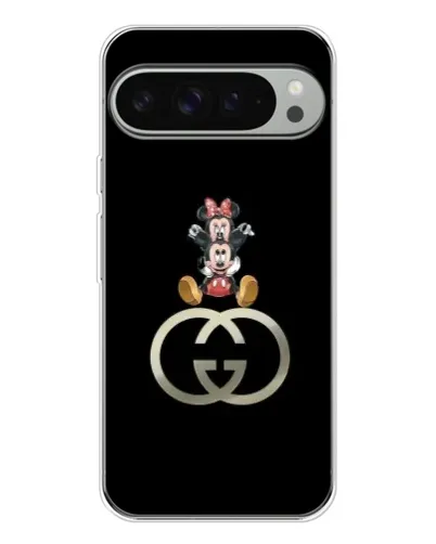 Чехол для Google Pixel 9 Pro XL с картинкой «Минни Маус на лого»