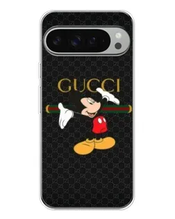 Чехол для Google Pixel 9 Pro XL с картинкой «Микки Маус Gucci»