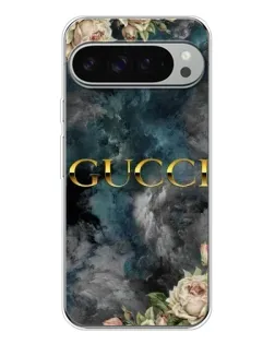 Чохол для Google Pixel 9 Pro XL з картинкою «Абстрактні квіти Gucci»