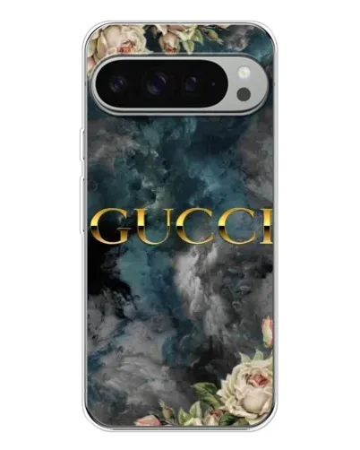 Чохол для Google Pixel 9 Pro XL з картинкою «Абстрактні квіти Gucci»