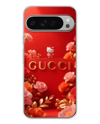 Чехол для Google Pixel 9 Pro XL с картинкой «Gucci — золотой сад»