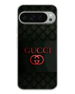 Чехол для Google Pixel 9 Pro XL с картинкой «Gucci — стеганый черный»