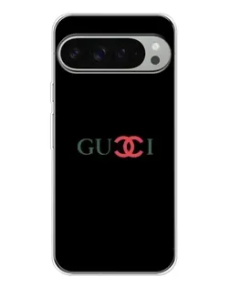 Чехол для Google Pixel 9 Pro XL с картинкой «Gucci — красный градиент»