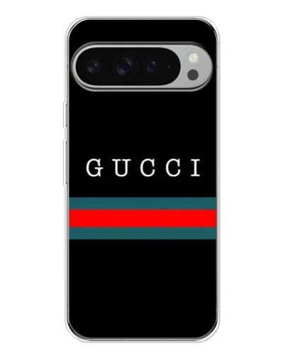 Чехол для Google Pixel 9 Pro XL с картинкой «Gucci — красный пояс»