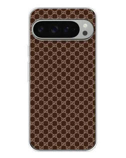 Чехол для Google Pixel 9 Pro XL с картинкой «Gucci — шоколадная сетка»