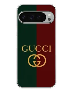 Чехол для Google Pixel 9 Pro XL с картинкой «Gucci — темно-зеленый градиент»