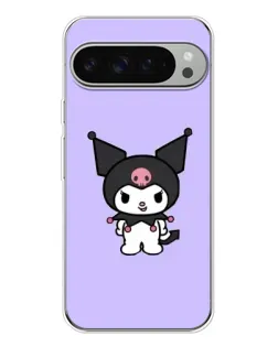 Чехол для Google Pixel 9 Pro XL с картинкой «Kuromi — нежный фиолетовый»