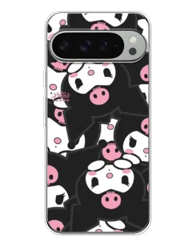 Чехол для Google Pixel 9 Pro XL с картинкой «Kuromi с сердечком»
