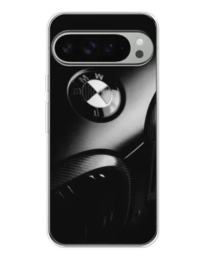 Чехол для Google Pixel 9 Pro XL с картинкой «Эмблема BMW — макро»
