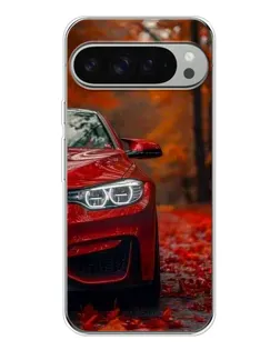 Чехол для Google Pixel 9 Pro XL с картинкой «Осенняя BMW M4»