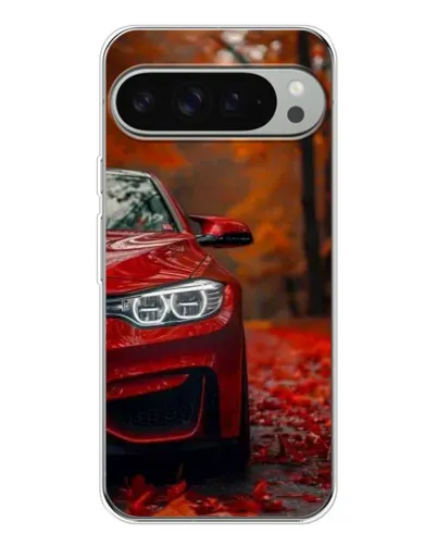 Чехол для Google Pixel 9 Pro XL с картинкой «Осенняя BMW M4»