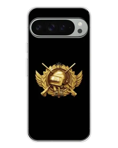 Чехол для Google Pixel 9 Pro XL с картинкой «PUBG — оранжевый градиент»