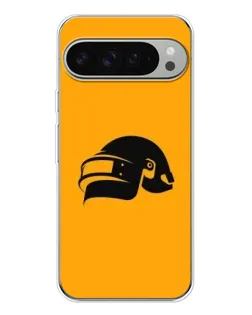 Чехол для Google Pixel 9 Pro XL с картинкой «PUBG — золотой шлем»