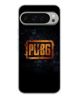 Чехол для Google Pixel 9 Pro XL с картинкой «PUBG — золотой логотип»