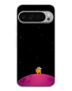 Чохол для Google Pixel 9 Pro XL з картинкою «Самотній герой на планеті»