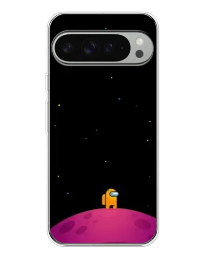 Чохол для Google Pixel 9 Pro XL з картинкою «Самотній герой на планеті»