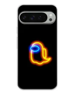 Чохол для Google Pixel 9 Pro XL з картинкою «Among Us неонове сяйво»