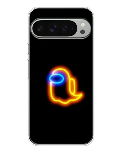 Чохол для Google Pixel 9 Pro XL з картинкою «Among Us неонове сяйво»