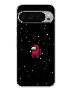 Чохол для Google Pixel 9 Pro XL з картинкою «Червоний Among Us»