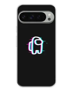 Чохол для Google Pixel 9 Pro XL з картинкою «Among Us неон»