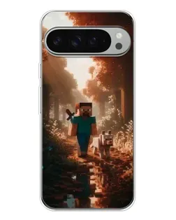 Чохол для Google Pixel 9 Pro XL з картинкою «Стів у лісі»