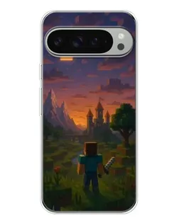 Чохол для Google Pixel 9 Pro XL з картинкою «Стів біля вежі»