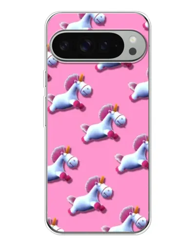 Чохол для Google Pixel 9 Pro XL з картинкою «Єдинороги на рожевому»