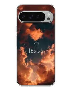 Чохол для Google Pixel 9 Pro XL з картинкою «Сяйво Імені Jesus»