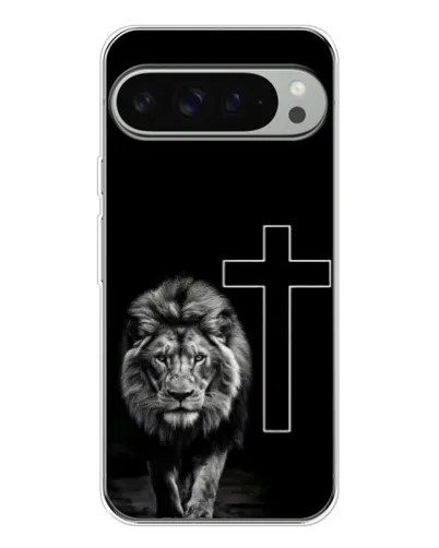 Чохол для Google Pixel 9 Pro XL з картинкою «Лев та Хрест»