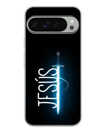Чохол для Google Pixel 9 Pro XL з картинкою «Меч Духа Jesus»