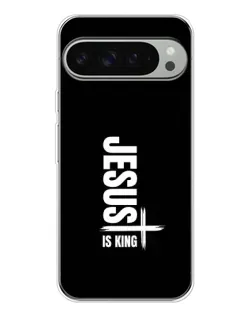 Чохол для Google Pixel 9 Pro XL з картинкою «Вертикаль віри Jesus»