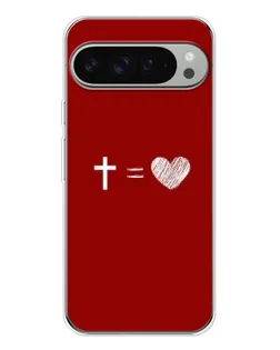 Чехол для Google Pixel 9 Pro XL с картинкой «Уравнение любви»