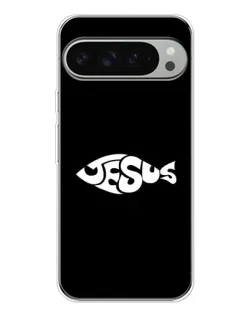Чехол для Google Pixel 9 Pro XL с картинкой «Рыба Jesus»
