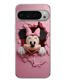 Чохол для Google Pixel 9 Pro XL з картинкою «Мінні крізь стіну»