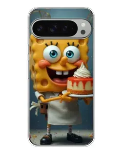 Чохол для Google Pixel 9 Pro XL з картинкою «Кухар Спанч Боб»