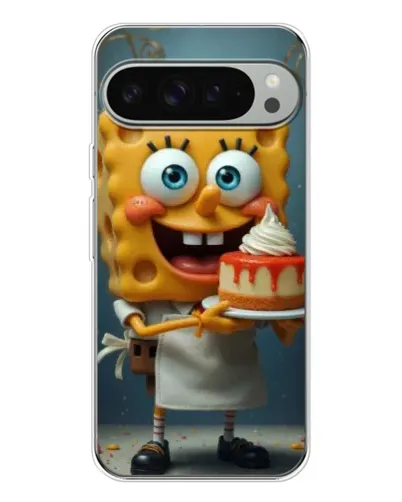 Чохол для Google Pixel 9 Pro XL з картинкою «Кухар Спанч Боб»